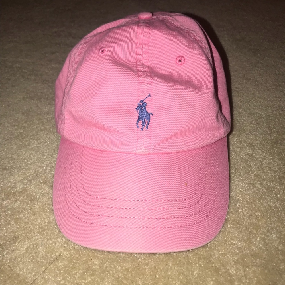 Pink Polo baseball cap